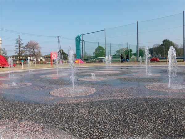 常陸太田市 山吹運動公園 噴水池施設